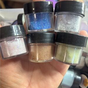 Acrylic Nail powder glitter  box mixed